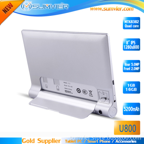 8 Inch IPS HD 1280*720 Mtk8382 Quad Core 1GB 16GB 3G Android 4.4 Tablet PC